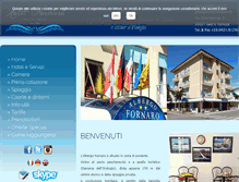 Tablet Screenshot of hotelfornaro.it